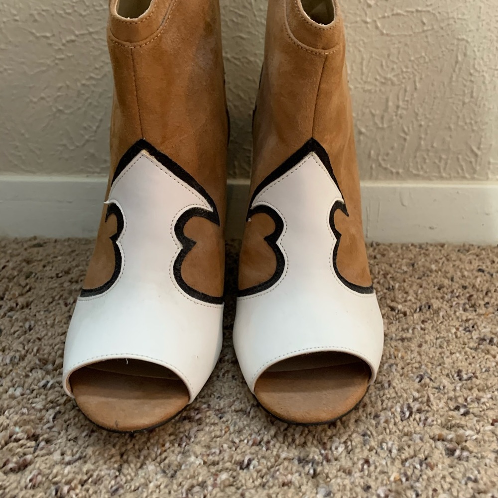 Beau + Ashe Jorja Cowgirl Booties Sz 8.5 NWOT